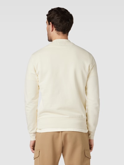 Polo Ralph Lauren Sweatshirt in effen design met labelstitching Zand - 5