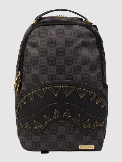 Sprayground Rucksack mit Allover-Muster  Black 2