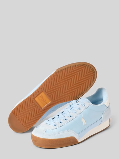 Polo Ralph Lauren Sneaker mit Logo-Stitching Modell 'Hester' Hellblau 4