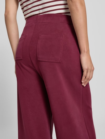 Rich & Royal Sweatbroek met elastische band Bordeaux - 3