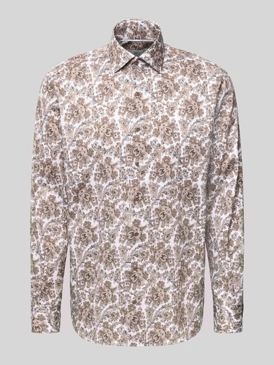 ETERNA Modern Fit Freizeithemd mit Kentkragen Sand 2