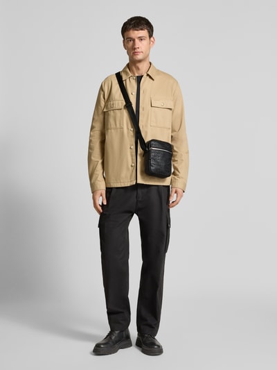 HUGO Umhängetasche mit Label Patch Modell 'ETHON' Black 1