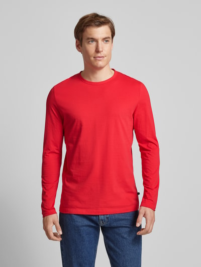 s.Oliver RED LABEL Regular fit shirt met lange mouwen van zacht katoenjersey Rood - 4