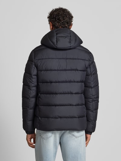 SAVE THE DUCK Gewatteerd jack met afneembare capuchon, model 'BORIS' Antraciet - 5