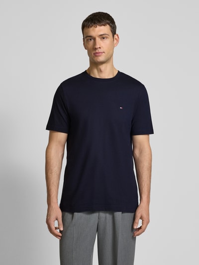 Tommy Hilfiger T-Shirt mit Logo-Stitching Marine 4