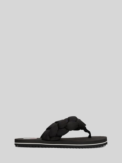 Tommy Hilfiger Zehentrenner mit geflochtenem Riemen Black 1