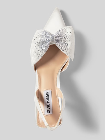 Steve Madden Pumps mit Strasssteinbesatz Modell 'NITEOWL' Offwhite 3