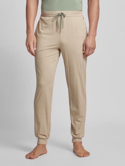 BOSS Loose Fit Sweatpants mit Tunnelzug Sand 4