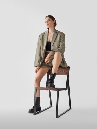 VETEMENTS Schnürboots aus Leder Schwarz 8