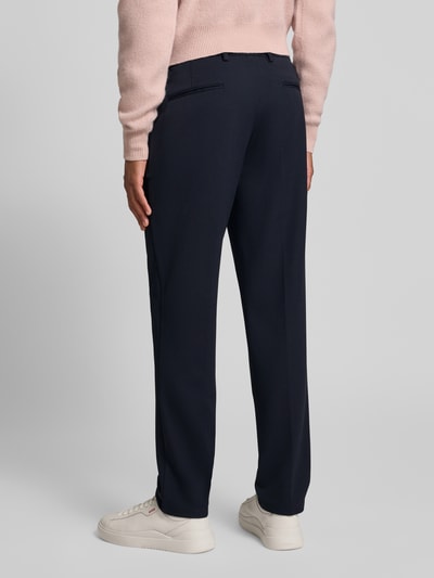 Les Deux Regular Fit Anzughose mit Gürtelschlaufe Marine 5