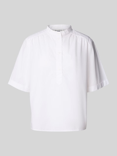 Marc O'Polo Denim Relaxed Fit Hemdbluse aus reiner Baumwolle Weiss 2