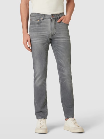 Pierre Cardin Tapered fit jeans in 5-pocketmodel, model 'Lyon' Middengrijs - 4