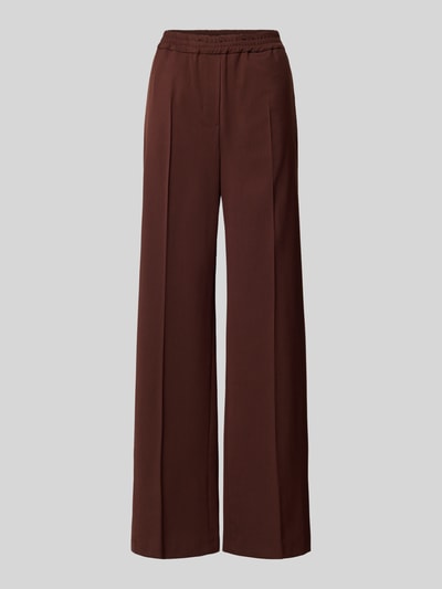 Weekend Max Mara Regular Fit Hose mit Schurwolle-Anteil Modell 'PETRA' Bordeaux 2
