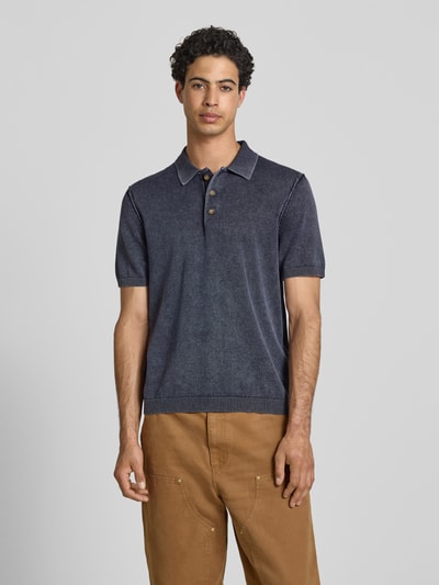 ONLY & SONS Regular Fit Poloshirt aus reiner Baumwolle Modell 'GARSON' Marine 4