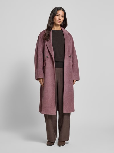 Vero Moda Regular Fit Mantel mit Reverskragen Modell 'LELEA' Rosa 1