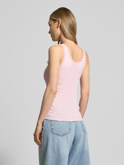 VERO MODA Slim Fit Tank Top aus Bio-Baumwoll-Mix Modell 'NANA' Rosa 5