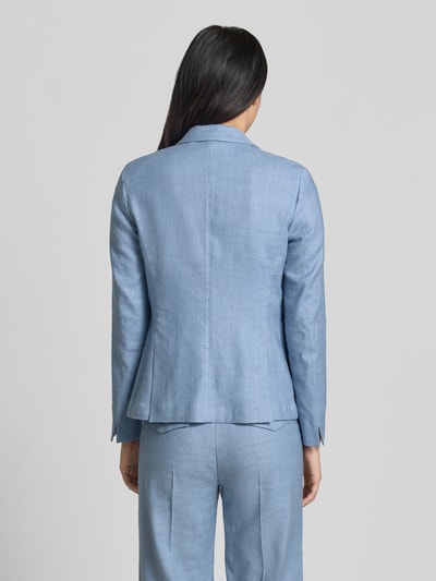 windsor. Blazer aus Leinen-Mix mit Reverskragen Hellblau Melange 5