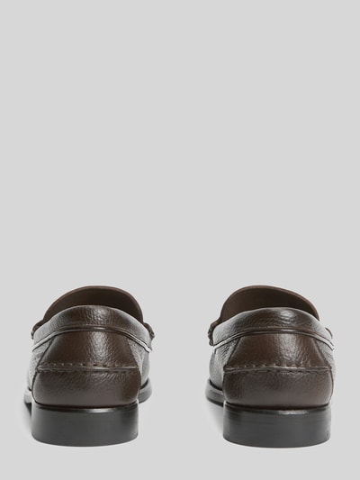 Tommy Hilfiger Loafer aus echtem Rindsleder mit Logo-Detail Dunkelbraun 5