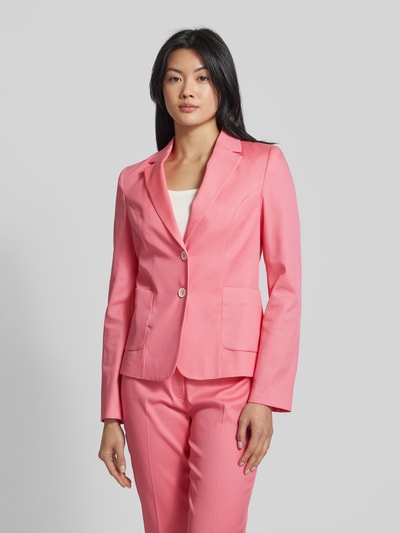 More & More Blazer in unifarbenem Design Pink 4