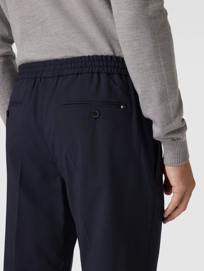 Tommy Hilfiger Broek met steekzakken, model 'DOBBY' Marineblauw - 3