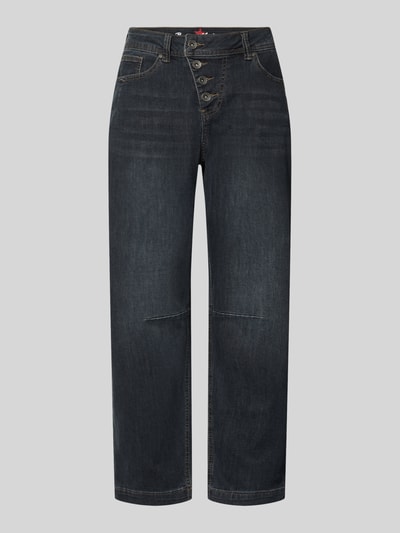 Buena Vista Relaxed Fit Barrel Jeans aus Baumwoll-Mix mit Viskose-Anteil Modell 'Relaxed Malibu' Dunkelblau 1