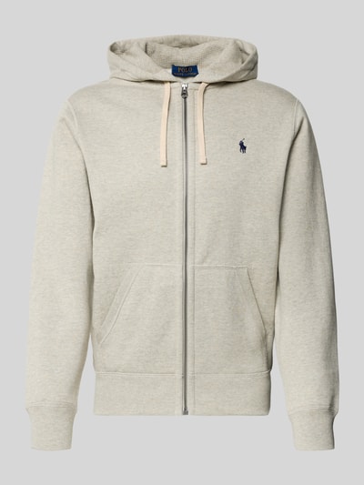 Polo Ralph Lauren Sweatjacke mit Kapuze Hellgrau 2