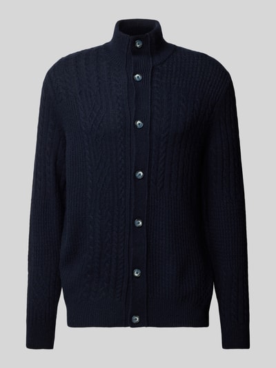 Brax Regular Fit Strickjacke mit Viskose-Anteil Modell 'Jeff' Marine 2