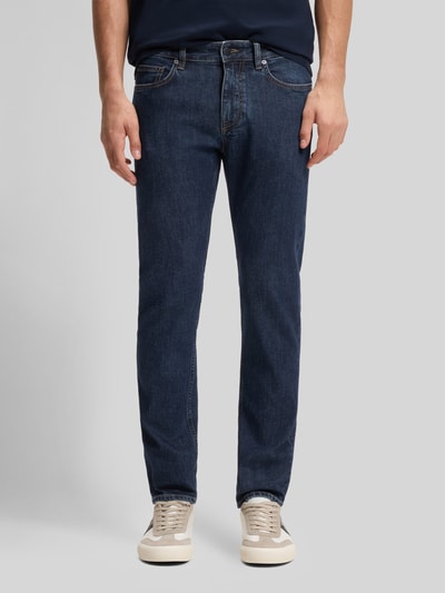 BOSS Orange Jeansy o kroju slim fit z Mieszanka bawełny Model 'DELAWARE BO' Niebieski 4