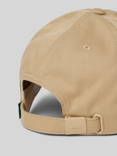 Lacoste Basceap mit Logo-Patch Modell 'CAPS AND HATS' Sand 3