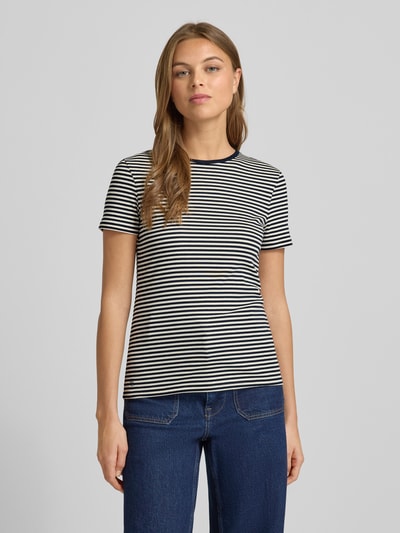 Lauren Ralph Lauren T-Shirt mit Rundhalsausschnitt Modell 'ALLI' Marine 4