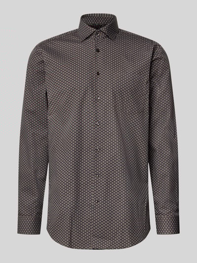 SEIDENSTICKER REGULAR FIT Regular Fit Business-Hemd mit Kentkragen Dunkelbraun 2