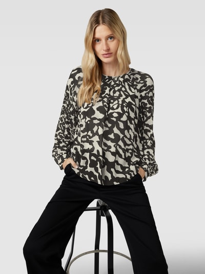 Luisa Cerano Blouse met all-over motief Offwhite - 3