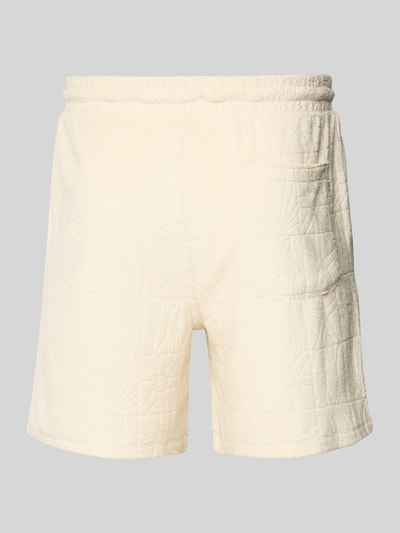 Shiwi Regular Fit Badehose mit Strukturmuster Modell 'Tony' Offwhite 3