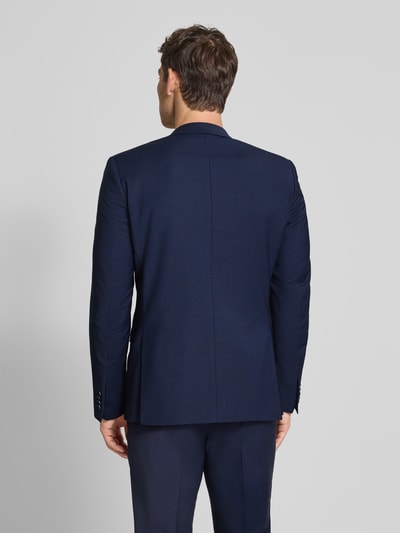 ROY ROBSON Extra Slim Anzug in unifarbenem Design Marine 5