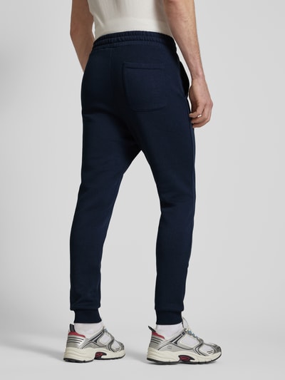 Jack & Jones Regular Fit Sweatpants mit Eingrifftaschen Modell 'GORDON' Dunkelblau 5