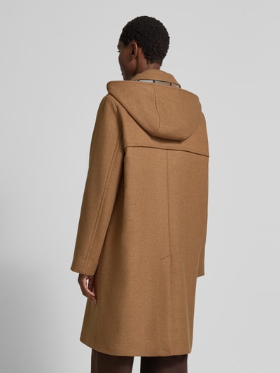 Barbour Comfort Fit Dufflecoat aus Woll-Mix Modell 'MELODY' Camel Melange 5