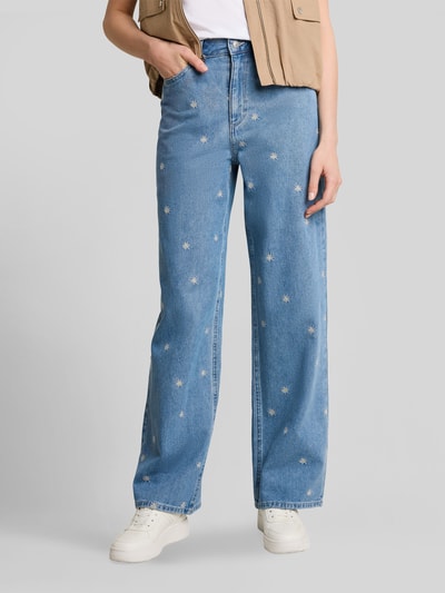 Tom Tailor Denim Wide leg jeans van zuiver katoen model 'LINOU' Jeansblauw - 4