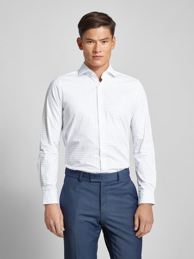 JOOP! Slim Fit Business-Hemd mit Kentkragen Bleu 4