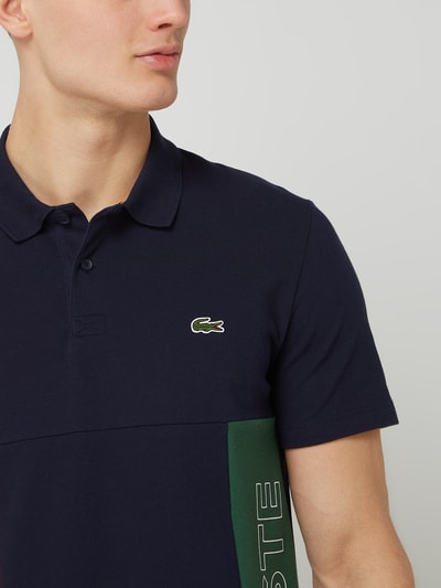 Lacoste Regular Fit Poloshirt mit Kontrastdetails  Marine 3