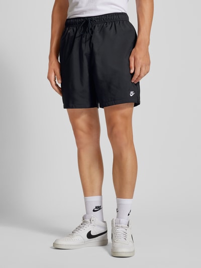 Nike Sweatshorts met labelstitching Zwart - 4