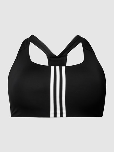 Adidas Sportswear Plus PLUS SIZE bustier met logostrepen Zwart - 2