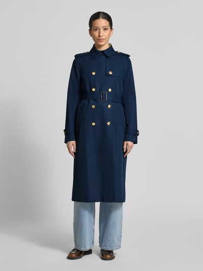Tommy Hilfiger Slim Fit Trenchcoat aus reiner Baumwolle Marine 4