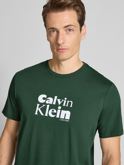 CK Calvin Klein T-Shirt mit Label-Print Lind 3