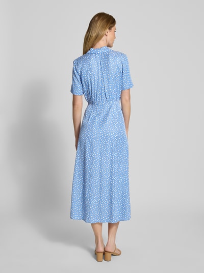 Tommy Hilfiger Tailliertes Midi-Hemdkleid mit Blumenprint Hellblau 5