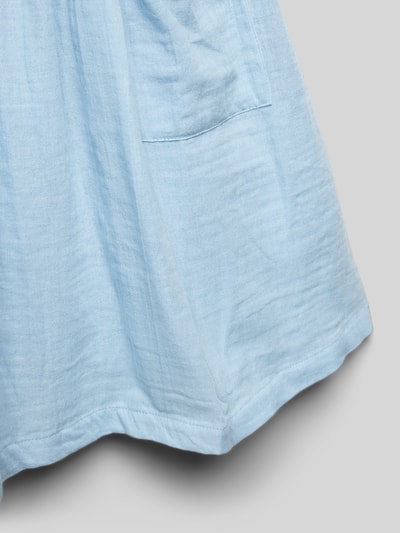 Blue Seven Jurk met steekzakken en knoopsluiting aan de achterkant Bleu - 2