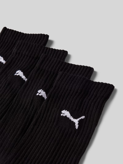 Puma Socken mit Label-Detail im 4er-Pack Black 2