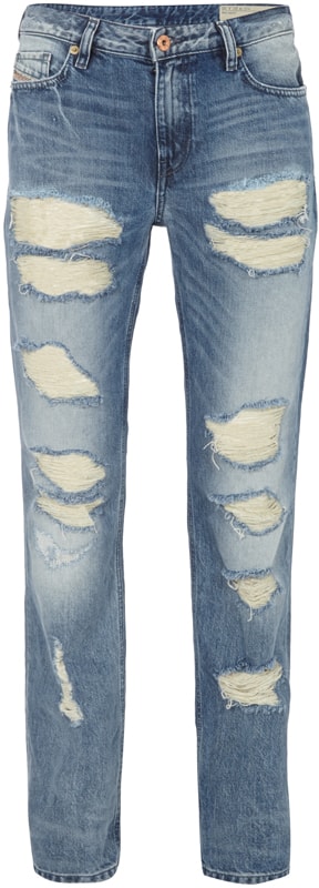 Diesel Slim-Straight Fit Jeans im Destroyed Look Jeansblau 6