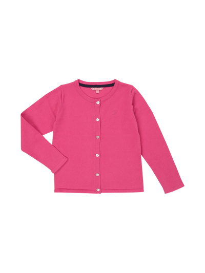 Review for Kids Cardigan mit schimmernden Herz-Knöpfen Pink 1