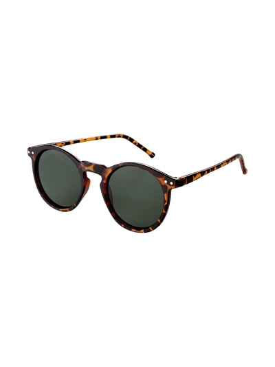 REVIEW Sonnenbrille mit Animalmuster Mittelbraun 1
