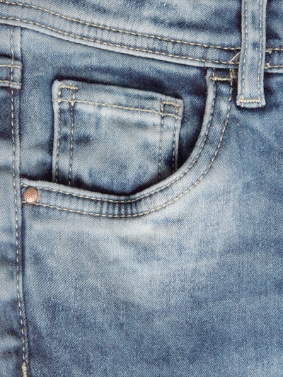 Tom Tailor Comfy Fit Bleached Jeans mit Steppungen Jeansblau 5